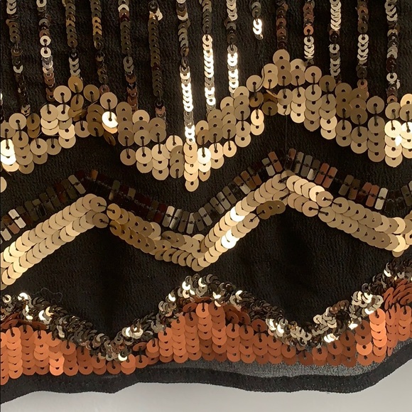 Peplum Sequinned Cocktail Dress - Picture 3 of 8